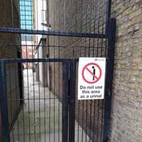 Do not use this area as a urinal