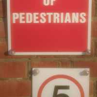 Beware of pedestrians